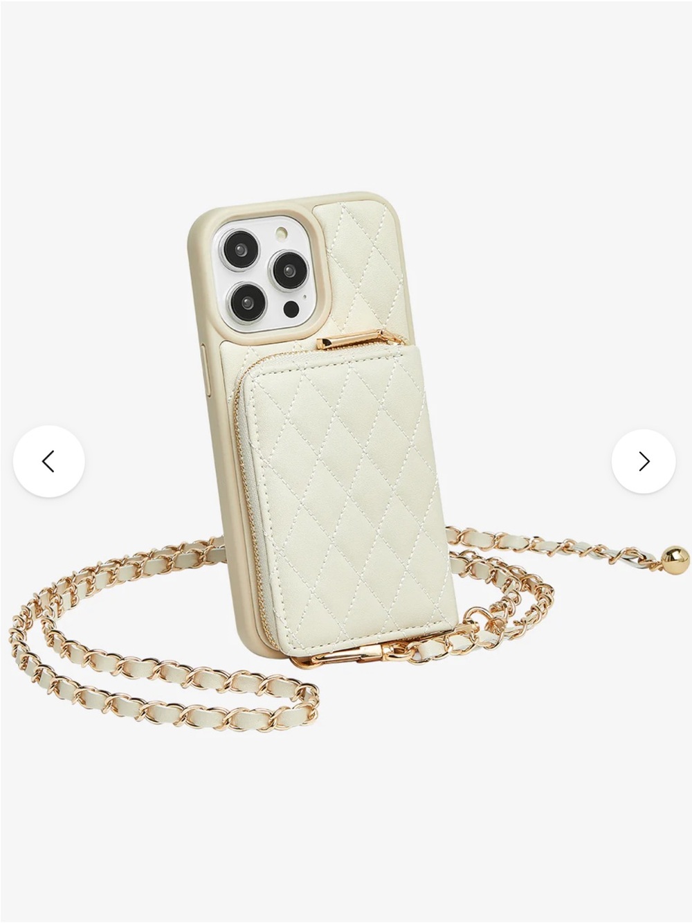 Luxury Quilted Crossbody Phone Case iPhone 13 Pro